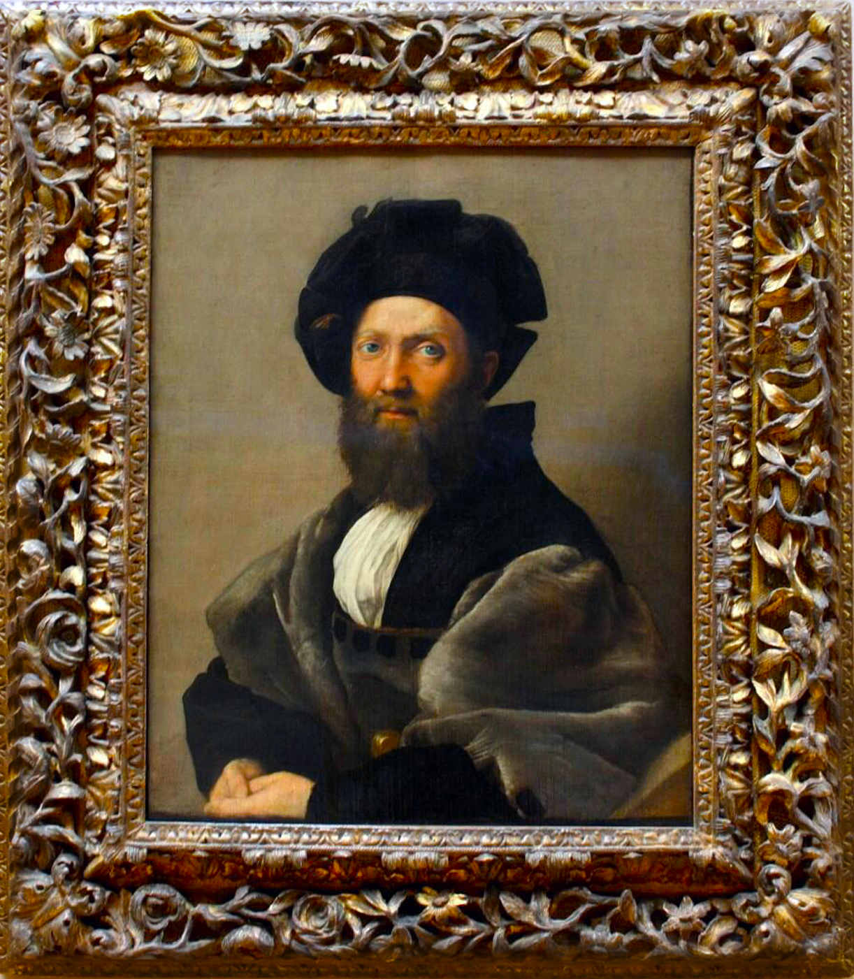 Raphael (1483-1520), Baldassare Castiglione, c.1514-15, Muzeul Luvru.