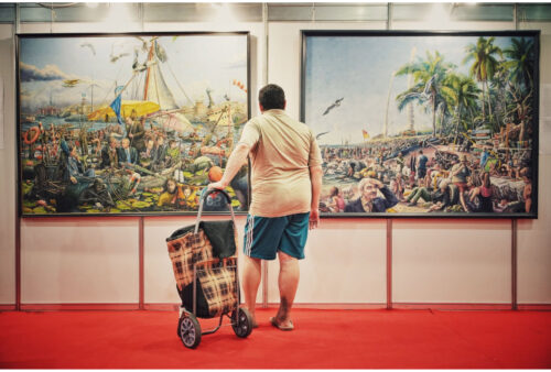 Pictor: Pompiliu BULEU. Înrămare: George VASILE. Foto: Mihai BARBU.